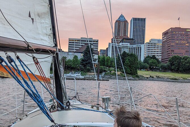 90 Minute Sailing Tour of Portland - Hawthorne Bridge Pass-By: Old Willamette Crossing, Up Close