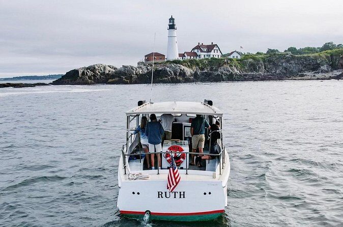 Afternoon Lighthouse Cruise Along the Coast of Portland Maine - Fort Gorges Granite Blocks: Military Portland From a New Angle