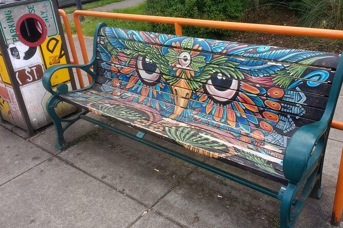 Alberta Arts District Food Tour - Stop 1 on Alberta Street: art district murals and named mural pauses