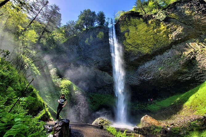 Columbia Gorge Waterfalls and Mt. Hood Tour - Full Day - Oneonta Gorge: the slot-canyon hike with hidden waterfalls (serious cold water)