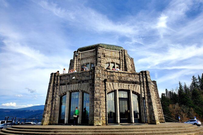 Columbia Gorge Waterfalls and Mt. Hood Tour - Full Day - Latourell Falls and the “color of the forest”: misty, misty, misty