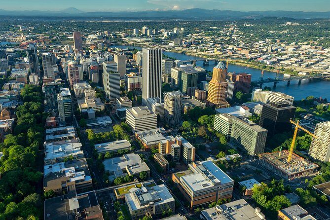 Downtown Portland Air Tour by Envi Adventures - Tilikum Crossing and the Willamette River: The Bridge Moment