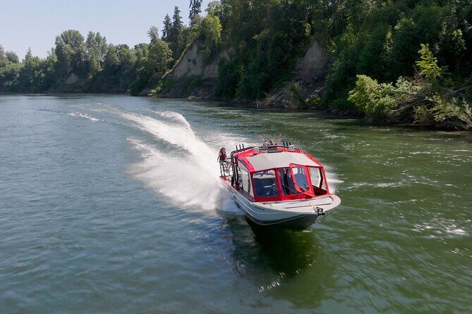 Guided Jetboat Tour for Six -Private - Wheatland Ferry Crossing Stop: Oregon’s 1845 Story, Up Close
