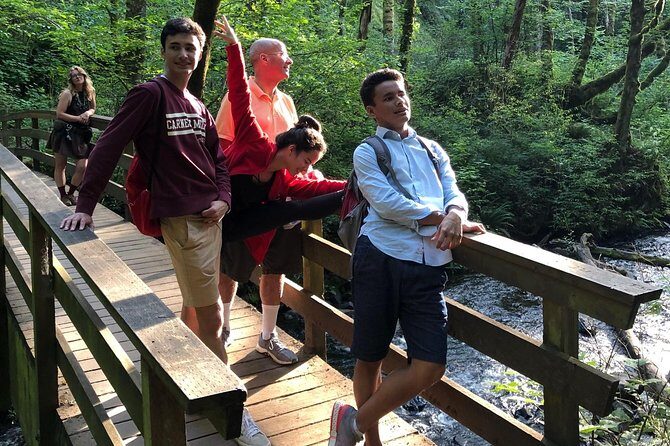 Hike and Bike Tour to Columbia River Gorge Waterfalls - Latourell Falls hike: the Shinrin Yoku style forest walk
