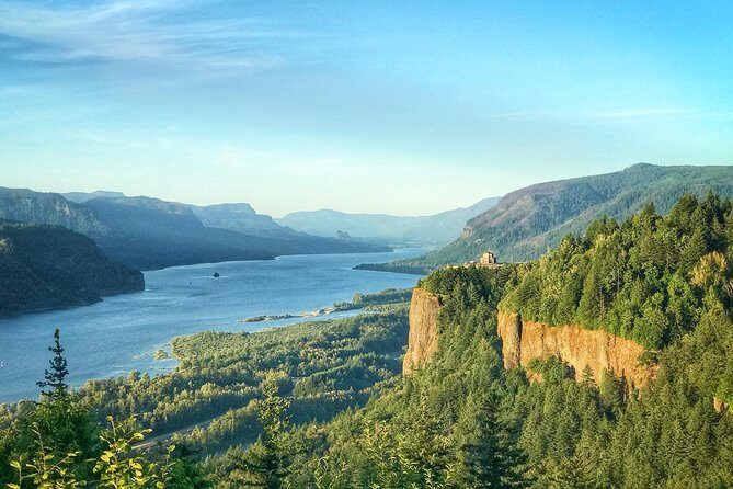 Multnomah Falls and Columbia River Gorge Half-Day Hiking Tour - Vista House at the Gorge: views, architecture, and a fun pop-culture bonus