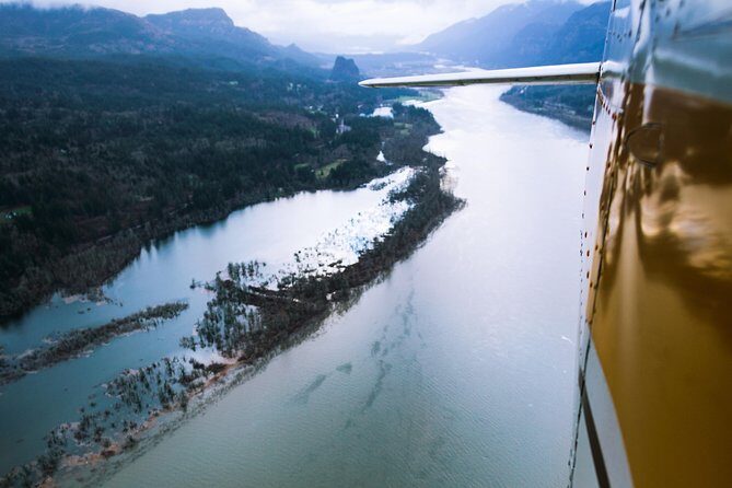 Multnomah Falls Waterfall Air Tour by Envi Adventures - Beacon Rock, Bonneville Lock & Dam, and the Bridge of the Gods