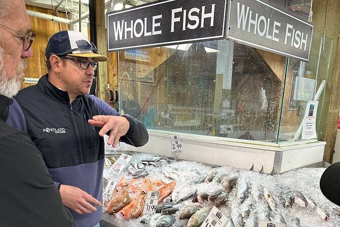 Old Port Working Waterfront Walking Tour with Clam Chowder - Stop 2: Harbor Fish Market Tasting Close to the Docks