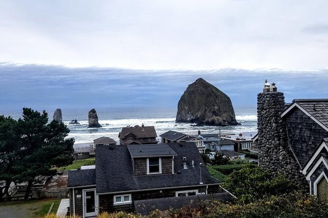 Oregon Coast Tour and Wine Tasting From Portland- Full Day Tour - Haystack Rock: the big sea stack that anchors Cannon Beach