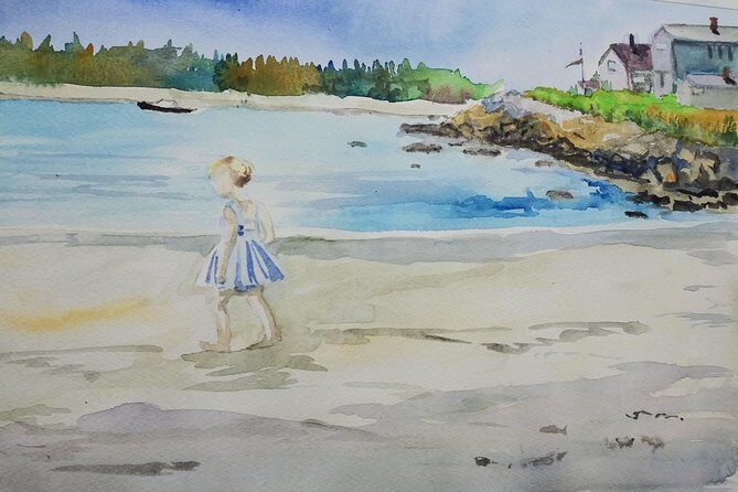 Paint Outdoors in Portland, Maine - Maine scenes you might paint: lighthouses, marshes, and seaside gardens