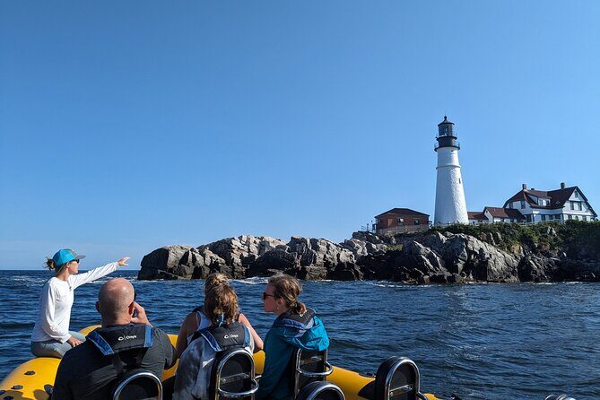 Seven Portland Lighthouses Tour - Getting on board at Marina Wy: group size, timing, and the Zodiac feel