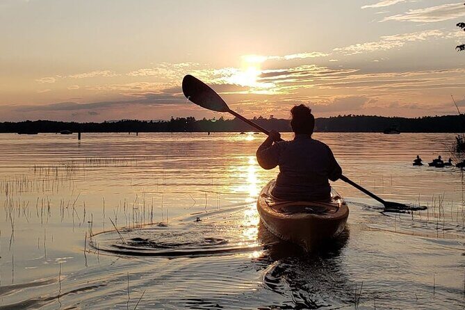 Sunset Tour by Kayak on Sebago Lake Maine - What You Actually Do on the Water: Sebago Lake at Golden Hour