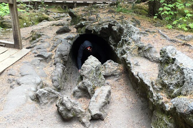 The Mt St Helens Adventure Tour from Portland - Stop 2: Ape Cave lava tube and the 42F rule
