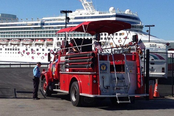 Vintage Fire Truck Sightseeing Tour of Portland Maine - Wadsworth-Longfellow House, Portland Museum of Art, and Victoria Mansion