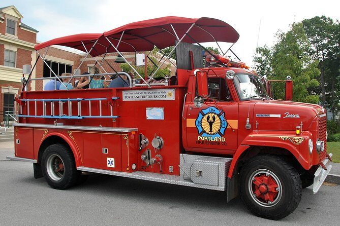 Vintage Fire Truck Sightseeing Tour of Portland Maine - Old Port time: cobblestones, shops, and where you’ll actually linger